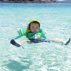 透明度の高い海で、空中遊泳気分を味わえます